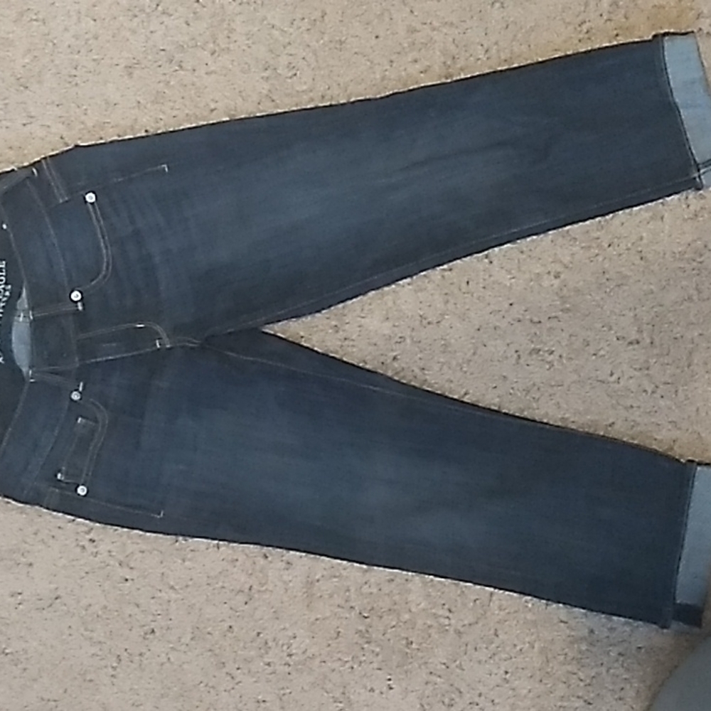 American Eagle outfitters artist crop jeans
